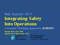 Risk Summit 2011