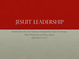 Jesuit Leadership