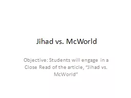 Jihad vs.
