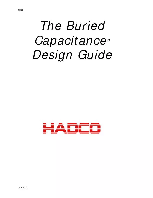 50621The BuriedCapacitanceDesign Guide