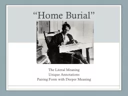“Home Burial”