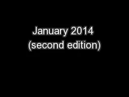 January 2014 (second edition)