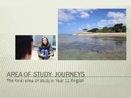 AREA of study: Journeys