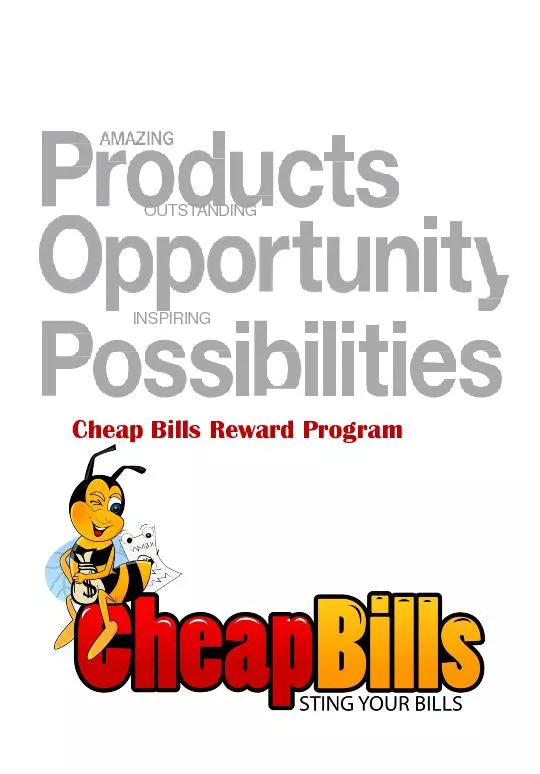 Cheap Bills Reward Program