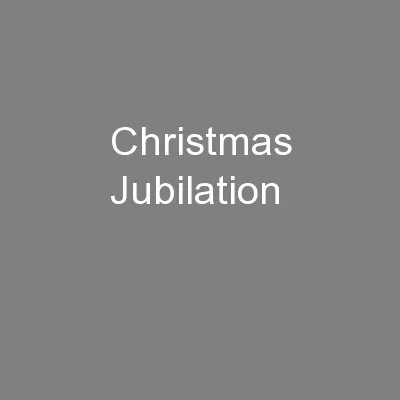Christmas Jubilation