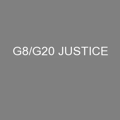 G8/G20 JUSTICE