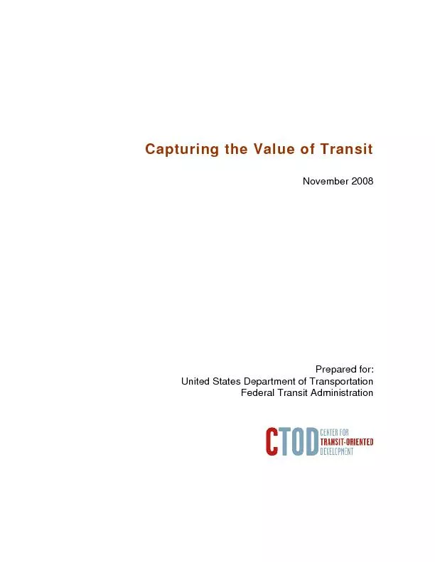 Capturing the Value of Transit was written by Reconnecting America