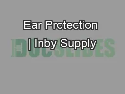 Ear Protection | Inby Supply