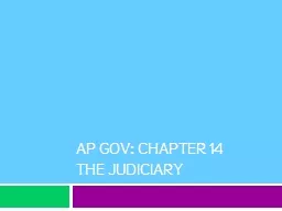 AP GOV: Chapter 14
