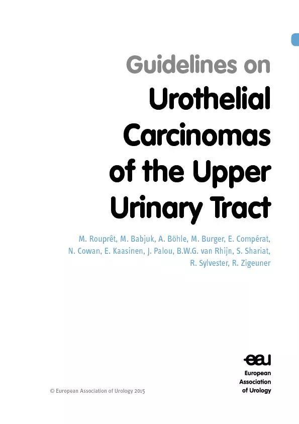 Urothelial Carcinomas Urinary TractM. Roupr