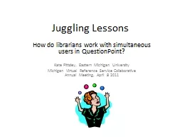 Juggling Lessons
