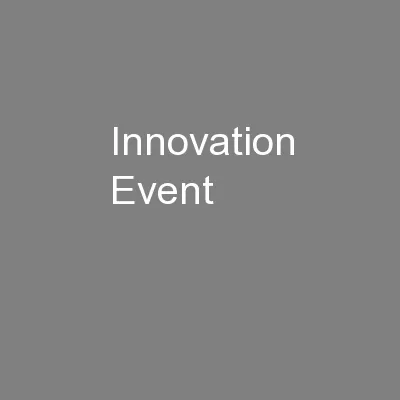 Innovation Event