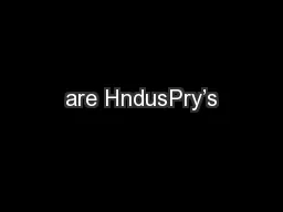 are HndusPry’s