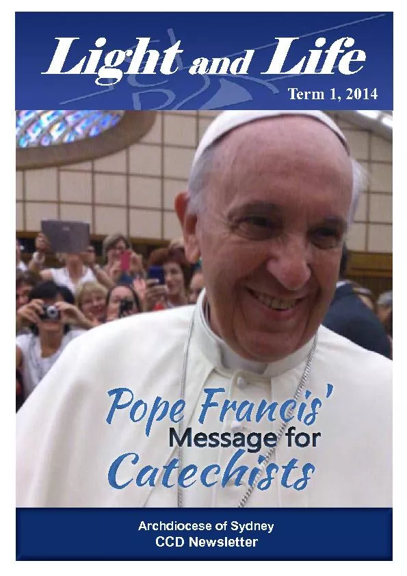 Archdiocese of SydneyCCD Newsletter