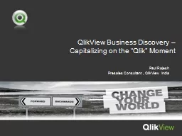QlikView Business Discovery –