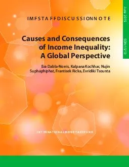 INEQUALITY: CAUSES AND CONSEQUENCES