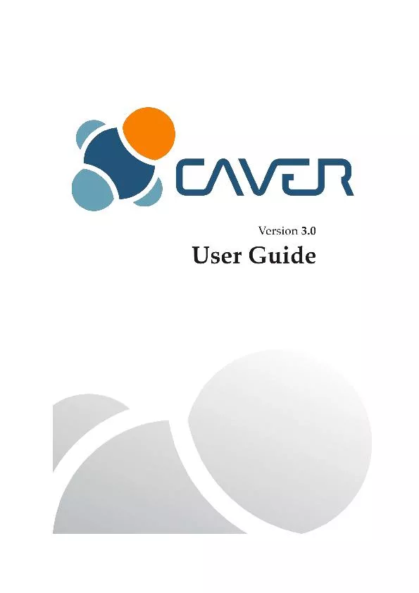 The CAVER 3.0 software package, including executables, example data se