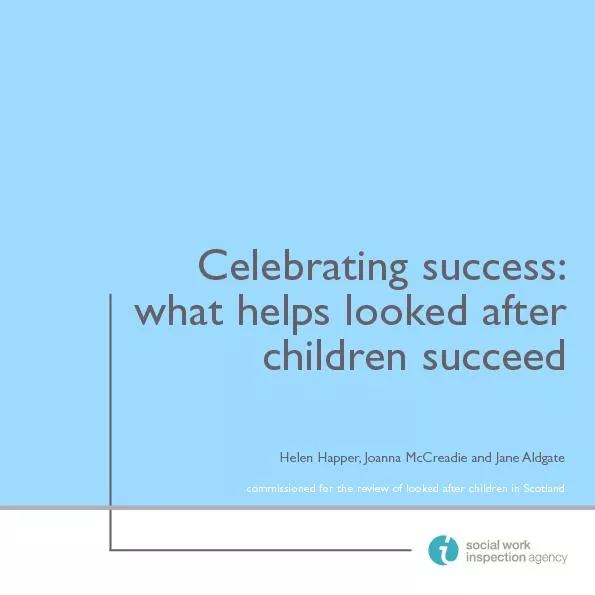 what helps looked after children succeed