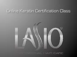 Online Keratin Certification
