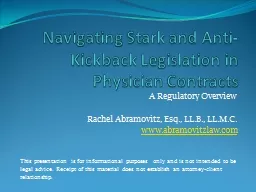 Navigating Stark and Anti-Kickback Legislation in Physician