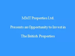MMT Properties Ltd.