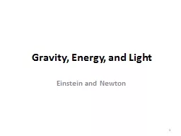 Gravity, Energy, and Light
