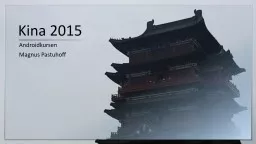 Kina 2015