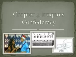 Chapter 4: Iroquois Confederacy