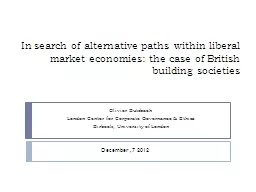 In search of alternative paths within liberal market econom