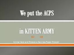We put the ACPS