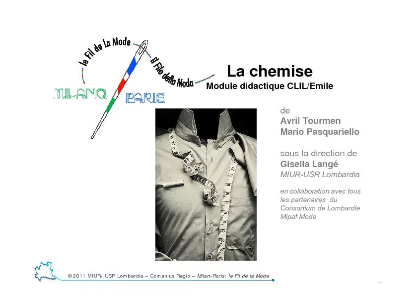 1La chemise Module didactique CLIL/Emile