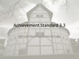Achievement Standard 3.3