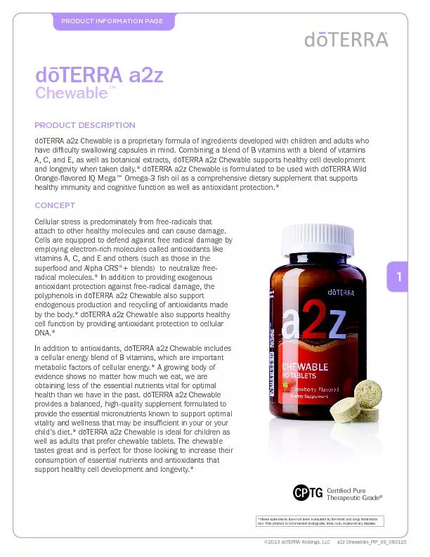 2013 doterra holdings llc a2z chewables pip us 083115