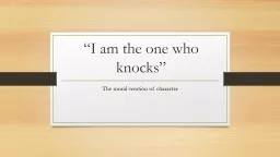 “I am the one who knocks”