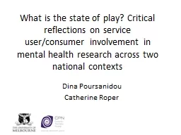 What is the state of play? Critical reflections on service