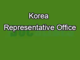 Korea Representative Office