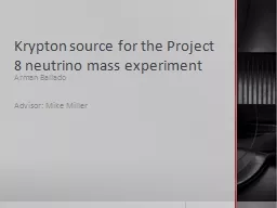 Krypton source for the Project 8 neutrino mass experiment