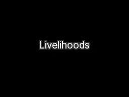 Livelihoods