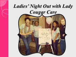 Ladies’ Night Out with Lady Cougar Care