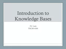 Introduction to Knowledge Bases