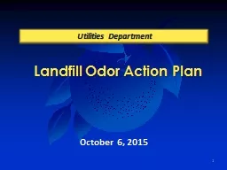 Landfill Odor Action Plan