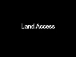 Land Access