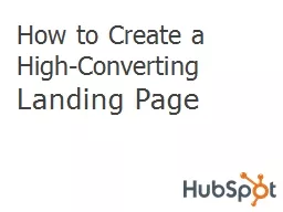 How to Create a High-Converting