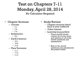 Test on Chapters 7-11