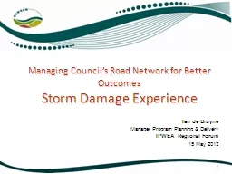 Managing Council’s Road Network for Better Outcomes