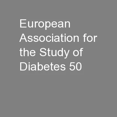 European Association for the Study of Diabetes 50