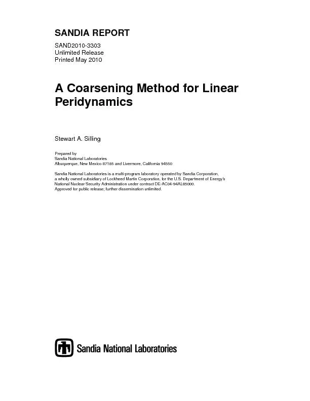  A coarsening method for linear peridynamics