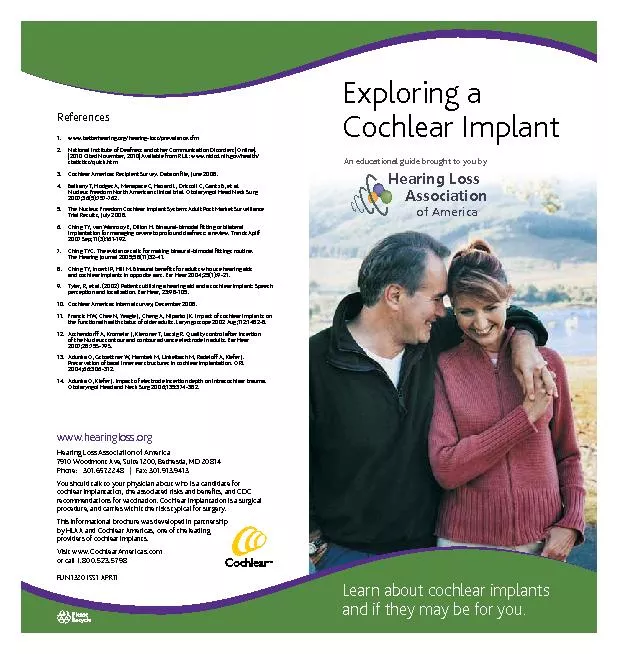 Exploring a Cochlear Implant