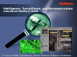 Intelligence, Surveillance, and Reconnaissance