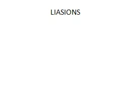 LIASIONS